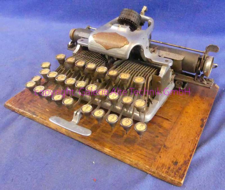 Blickensderfer Modell 6 – Featherweight Aluminium – mit Schreibschrift